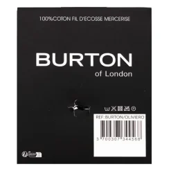 1 paire de chaussettes oliviero 100% fil d'ecosse Homme BURTON OF LONDON