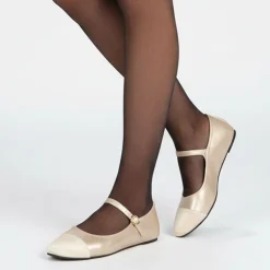 Ballerines à brides bi matiere kinda Femme BURTON OF LONDON