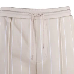 Bas de jogging à rayures beige Homme TOMMY HILFIGER