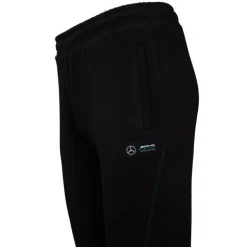 Bas de jogging doux noir avec surpiqures bleues Homme PUMA