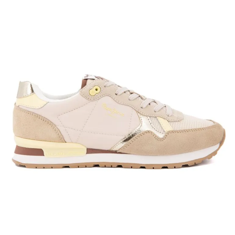 Basket brit heritage off lac pls31474 Femme PEPE JEANS