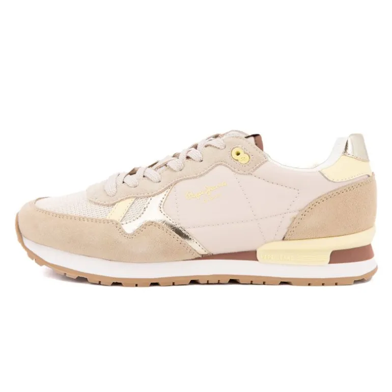 Basket brit heritage off lac pls31474 Femme PEPE JEANS