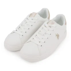 Basket marlyn blanc et noir Femme US POLO