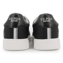 Basket marlyn blanc et noir Femme US POLO