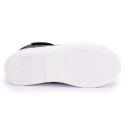 Basket Montante à Velcro et Lacets Marine Enfant CHEVIGNON