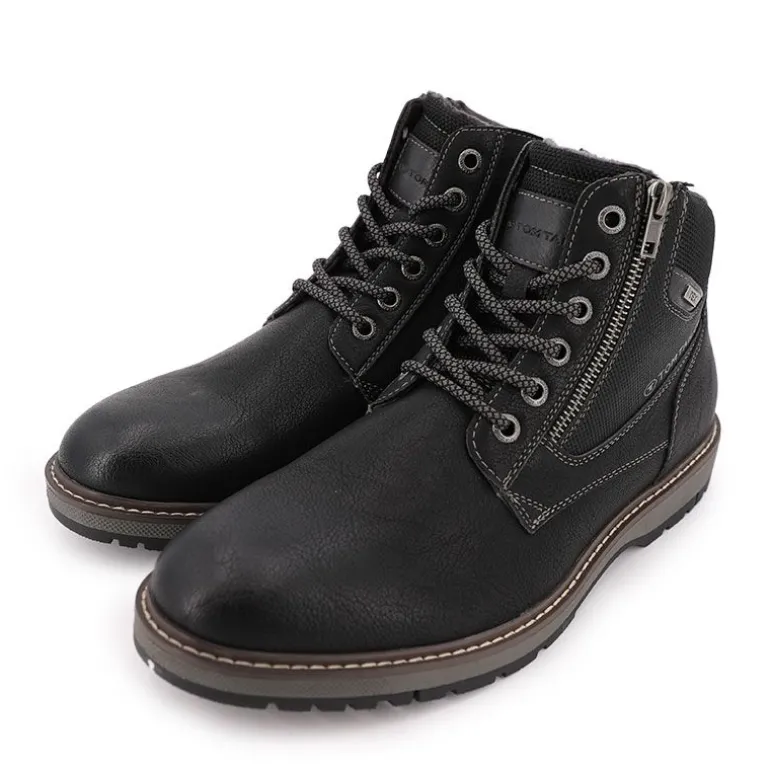 Basket Montante Noire Homme TOM TAILOR