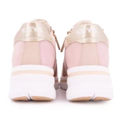 Basket nude/pink/gold t35/41 Femme sportwear KEYS