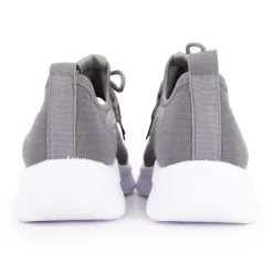 Baskets à lacets en tissu semelle épaisse blanche Femme KELARA