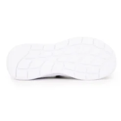 Baskets à lacets en tissu semelle épaisse blanche Femme KELARA