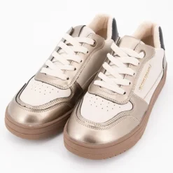 Baskets à lacets semelle gomme platine Femme TOM TAILOR