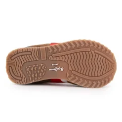 Baskets à scratch london nut brown suédine Enfant PEPE JEANS