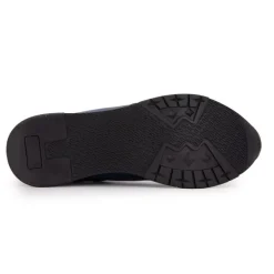 Baskets à zip à enfiler bleu marine lacets décoratifs Homme PIERRE CARDIN