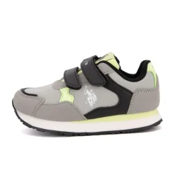 Baskets avec scratch imprimé logo Enfant US POLO