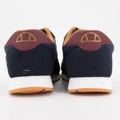 Baskets basses à lacets bi matière effet daim et similicuir lisse Homme ELLESSE