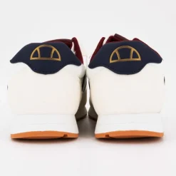 Baskets basses à lacets bi matière effet daim et similicuir lisse Homme ELLESSE