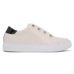 Baskets basses cuir lisse Linda blanc Femme LES TROPEZIENNES PAR M.BELARBI