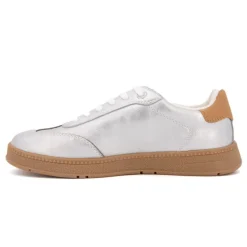 Baskets basses silver à lacets semelle gomme Femme TOM TAILOR