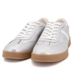 Baskets basses silver à lacets semelle gomme Femme TOM TAILOR