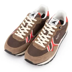 Baskets basses suédine mud bro à lacets Homme PEPE JEANS