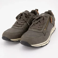 Baskets basses zippées à lacets semelle blanche Homme DOCKERS BY GERLI