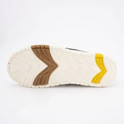 Baskets bateau en toile à enfiler lacets noir Homme DOCKERS BY GERLI