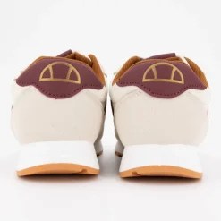 Baskets beige à lacets avec empiècement coloré semelle crantée Femme ELLESSE