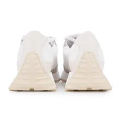 Baskets blanc et beige brillant à lacets Femme URBAN