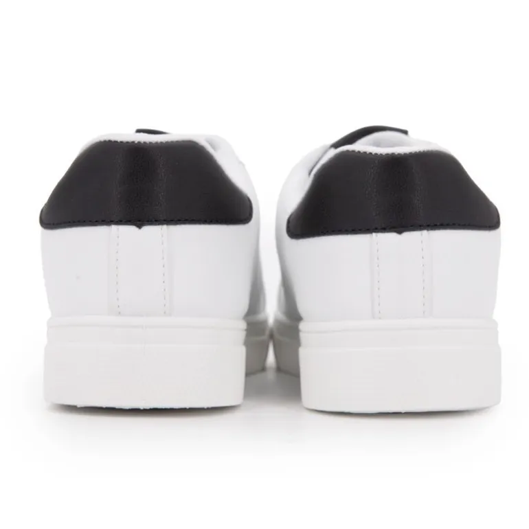 Baskets blanches avec surpiqures Femme TOM TAILOR