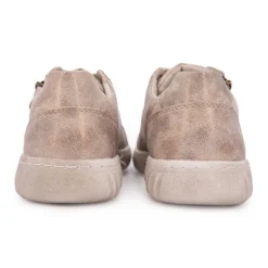 Baskets bronze avec zip Femme ROMIKA