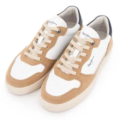Baskets camden nature suédine marron clair Homme PEPE JEANS