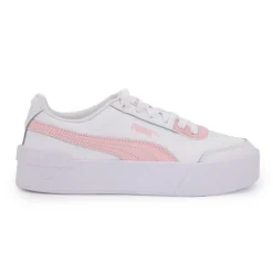 Baskets Carina Lift junior bandes roses Femme, Enfant PUMA