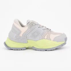 Baskets chunky grises thirty semelle vert pastel Femme LOTTO
