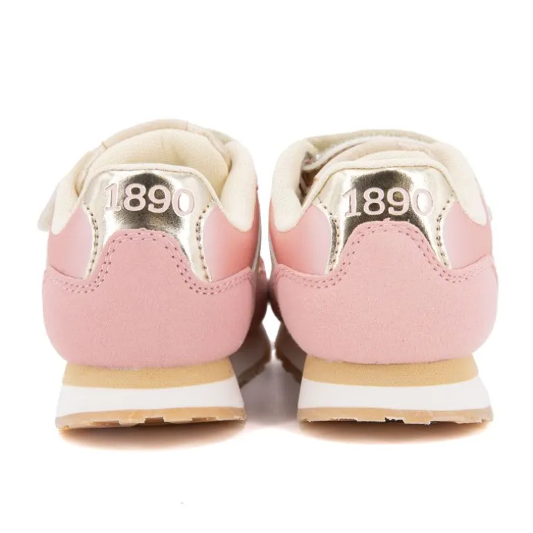 Baskets colorées à scratch similicuir Enfant US POLO