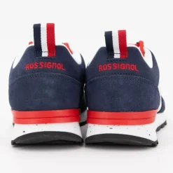 Baskets cuir à lacets héritage semelle à motif Femme ROSSIGNOL