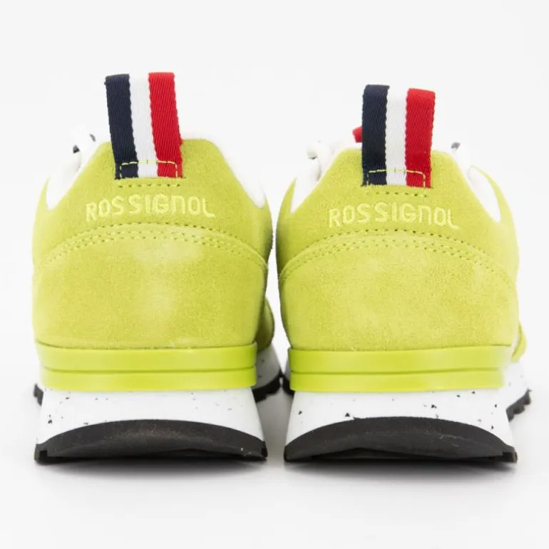 Baskets cuir à lacets héritage semelle à motif Femme ROSSIGNOL