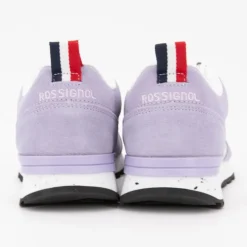 Baskets cuir à lacets héritage semelle à motif Femme ROSSIGNOL