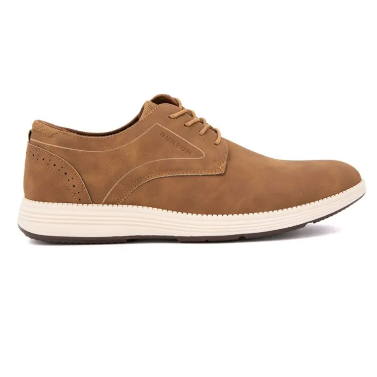 Baskets de ville à lacets semelle blanche Homme BURTON OF LONDON