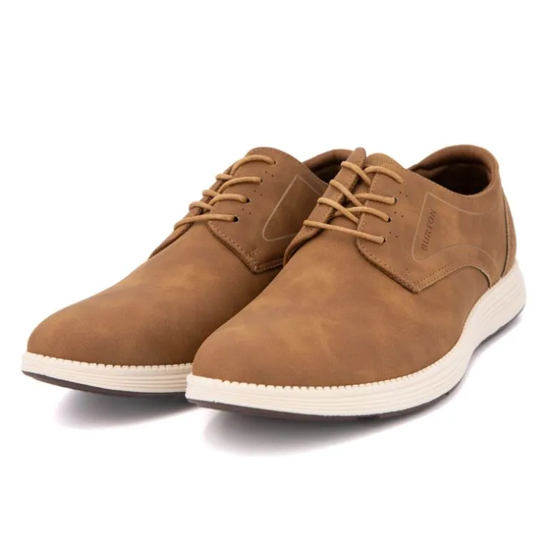 Baskets de ville à lacets semelle blanche Homme BURTON OF LONDON