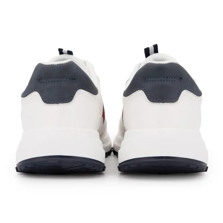 Baskets en tissu à lacets avec bandes colorées Homme TOM TAILOR