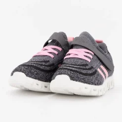 Baskets en toile à scratch euloge semelle design Enfant BURTON OF LONDON