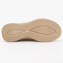 Baskets en toile couleur unie à lacets semelle épaisse Femme KELARA