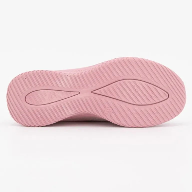 Baskets en toile couleur unie à lacets semelle épaisse Femme KELARA