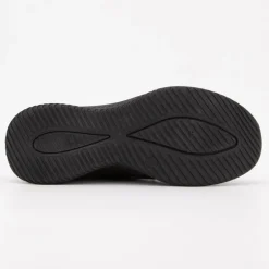 Baskets en toile couleur unie à lacets semelle épaisse Femme KELARA