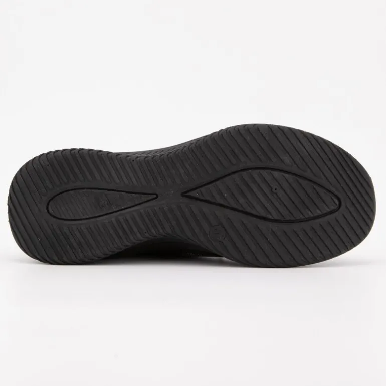 Baskets en toile couleur unie à lacets semelle épaisse Femme KELARA