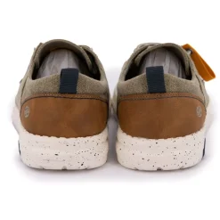 Baskets en toile kaki semelle tacheté Homme DOCKERS BY GERLI