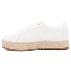 Baskets espadrille avec broderie fleurs Femme TOM TAILOR