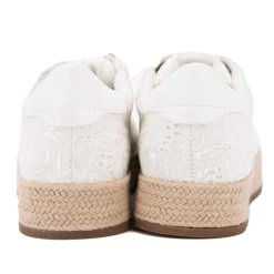 Baskets espadrille avec broderie fleurs Femme TOM TAILOR