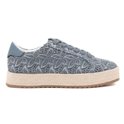 Baskets espadrille avec broderie fleurs Femme TOM TAILOR