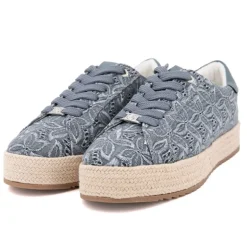 Baskets espadrille avec broderie fleurs Femme TOM TAILOR