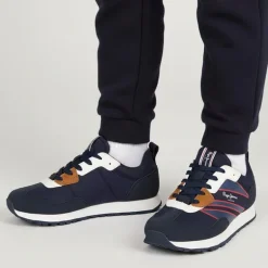 Baskets foster cross b suédine à lacets Enfant PEPE JEANS